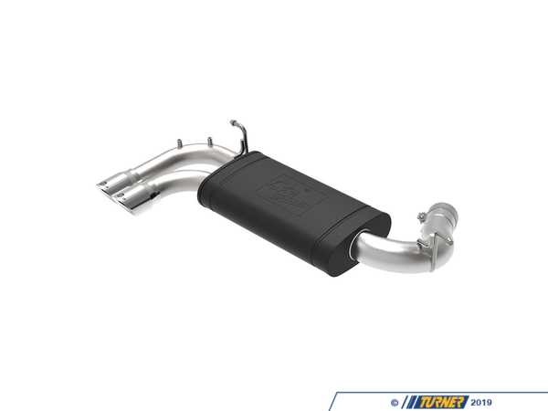 AFE AFE MACH Force-Xp Stainless Steel Axle-Back Exhaust System - Polished Tips - F22/23 228i N20 49-36346-P