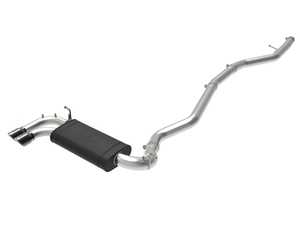 AFE MACH Force-Xp Stainless Steel Cat-Back Exhaust System - Black Tips - F22/23 228i N20