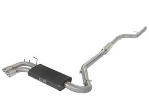 MACH Force-Xp 3 to 2-1/4in Stainless Steel Cat-Back Exhaust Sys w/Polished Tip BMW 328i/428i (F30/F32) 12-16 I4-2.0L (t) N20