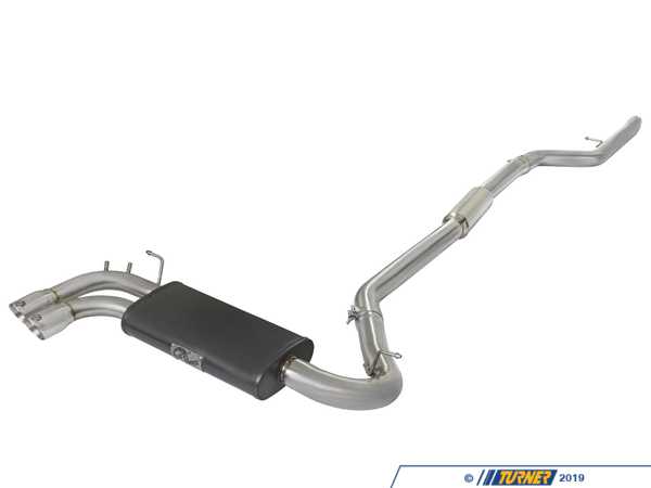AFE MACH Force-Xp 3 to 2-1/4in Stainless Steel Cat-Back Exhaust Sys w/Polished Tip BMW 328i/428i (F30/F32) 12-16 I4-2.0L (t) N20 49-36329-P