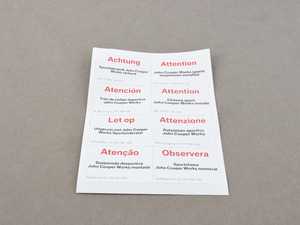 Genuine Mini Stick-on Label - 01290391593