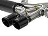 AFE aFe MACH Force-XP 304 Stainless Steel Cat-Back Exhaust System w/ Black Tips - F85/86 X5/6 M S63 49-36341-B View 2