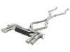 AFE aFe MACH Force-XP 304 Stainless Steel Cat-Back Exhaust System w/ Polished Tips - F85/86 X5/6 M S63 49-36341-P View 6