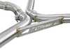 AFE aFe MACH Force-XP 304 Stainless Steel Cat-Back Exhaust System w/o Muffler w/ Black Tips - F85/86 X5/6 M S63 49-36342-B View 4