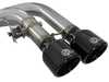 AFE aFe MACH Force-XP 304 Stainless Steel Cat-Back Exhaust System w/o Muffler w/ Black Tips - F85/86 X5/6 M S63 49-36342-B View 6