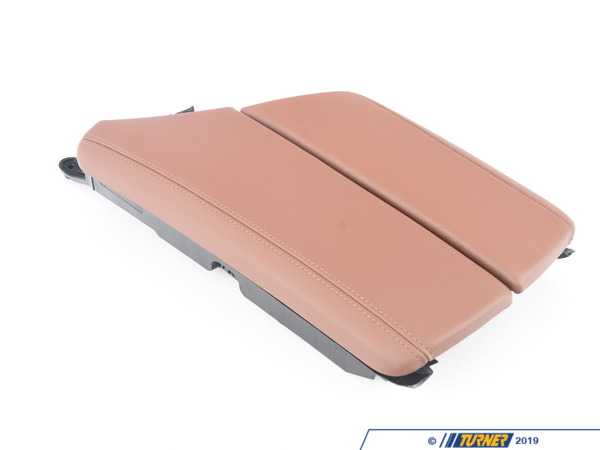 Genuine BMW Leather Armrest - Front Center - Zimtbraun - F10 51169216869