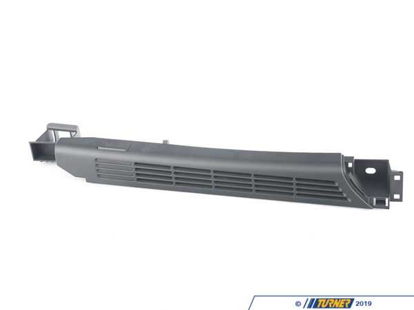 Genuine BMW Trunk Vent Louver - Right - Black - E46 51478235652