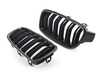 ECS Dual Slats Carbon Fiber Blackout Grille Set - F30 F31 320i 328i 335i  BM-0179-DS-CF View 1