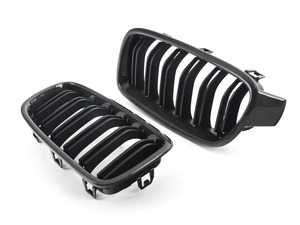 Dual Slats Carbon Fiber Blackout Grille Set - F30 F31 320i 328i 335i 