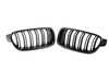 ECS Dual Slats Carbon Fiber Blackout Grille Set - F30 F31 320i 328i 335i  BM-0179-DS-CF View 2
