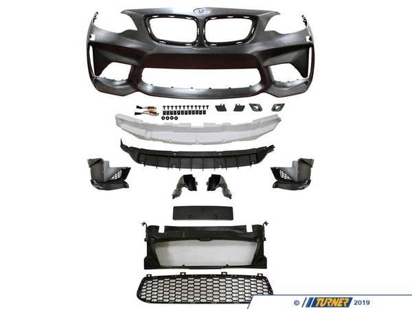 ECS M2 Style Front Bumper F22 F23 22ECSF22M2FT