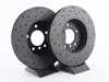 Hawk Hawk Talon Cross Drilled & Slotted Brake Rotor Pair - Front (300x22) - E46 Z3 Z4 HTC4760 View 3