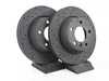 Hawk Hawk Talon Cross Drilled & Slotted Brake Rotor Pair - Rear (300x20mm) - E90/92 325/328i HTC4503 View 1