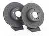 Hawk Hawk Talon Cross Drilled & Slotted Brake Rotor Pair - Front (324x30) - E39 530i 540i HTC4790 View 1