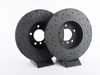 Hawk Hawk Talon Cross Drilled & Slotted Brake Rotor Pair - Front (325x25) - E46 Z4 HTC4782 View 3