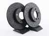 Hawk Hawk Talon Cross Drilled & Slotted Brake Rotor Pair - Front (286x22) - E36 Z3 Z4 HTC4688 View 1
