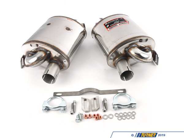 Supersprint PORSCHE 987 CAYMAN S 3.4i (295 Hp) ' 06 -> ' 08 Rear exhaust Right + Left "Power Loop" 244004