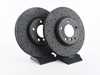 Hawk Hawk Talon Cross Drilled & Slotted Brake Rotor Pair - Front (315x28) - E36 Z3 HTC4722 View 1