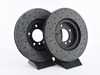Hawk Hawk Talon Cross Drilled & Slotted Brake Rotor Pair - Front (315x28) - E36 Z3 HTC4722 View 3