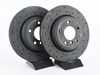 Hawk Hawk Talon Cross Drilled & Slotted Brake Rotor Pair - Rear (320x22) - E46 330 HTC4783 View 1