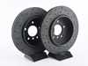 Hawk Hawk Talon Cross Drilled & Slotted Brake Rotor Pair - Rear (320x22) - E46 330 HTC4783 View 3