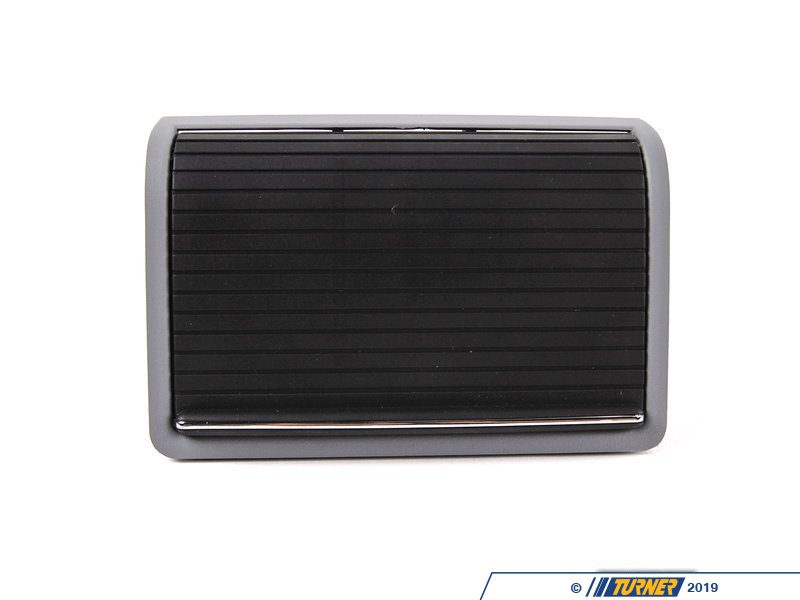 thumbnail interactive-video image 1 of BMW E46 Sliding Rear Ashtray Cover Door – Gray With Carbon Fiber Infused Plastic 1 of 2