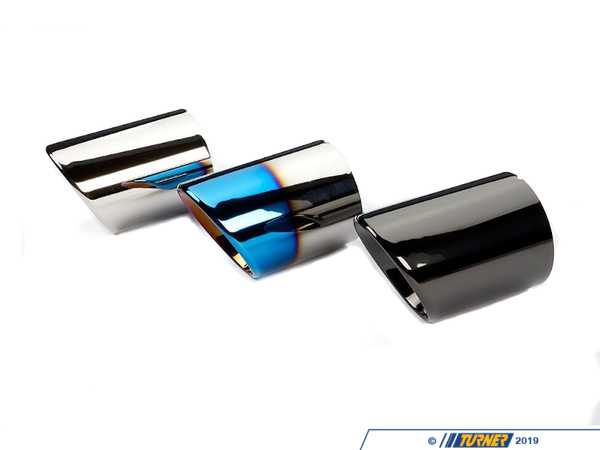 VRSF VRSF Stainless Steel Muffler Delete Titanium Tips - 07-13 BMW 335i/335xi/335is E90/E91/E92/E93 N54 & N55 10902050/03B-TIT