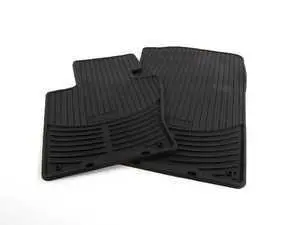 Genuine BMW Front All Weather Floor Mat Set - Black - E83 X3 
