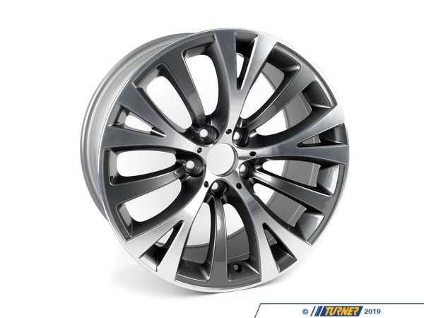 Genuine BMW BMW Light Alloy Wheel Y-Spoke 315 - 19'' - F01, F02, F07 36116788704
