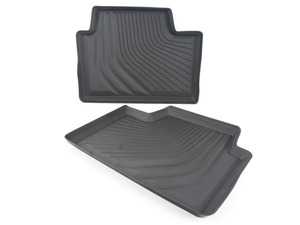 Rear Rubber Floor Mat Set