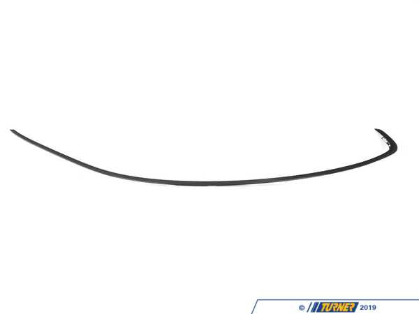 Genuine BMW Genuine BMW Finisher, Side Frame Right - 51767291924 - Gloss Black 51767291924