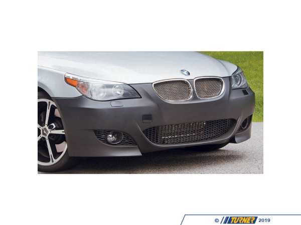 ECS BMW E60 E61 M5 Style Front Spoiler - not for cars with Park Distance Control (PDC) E60MTECHFT2