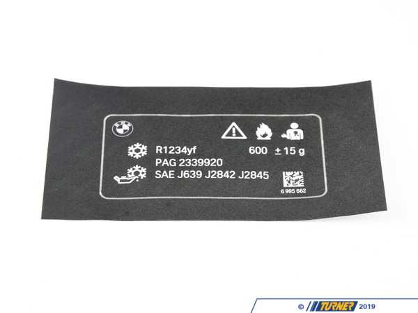 Genuine BMW LABEL, COOLANT 71236995662