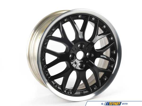Genuine MINI Genuine MINI 2-Piece Disc Wheel, Black 7Jx17 Et:48 - 36116780983 36116780983