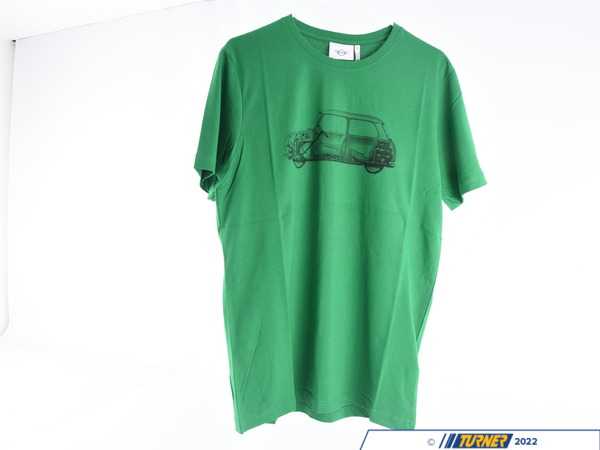 Genuine MINI MINI T-SHIRT MEN CAR PRINT 80142463224