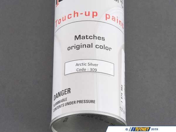 Bavarian Autosport Touch Up Paint - 12 oz Spray Can - Color Code 309 - Arctic Silver TU309