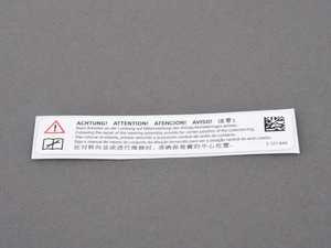Genuine BMW Instruction Notice, Airbag - 51142121644