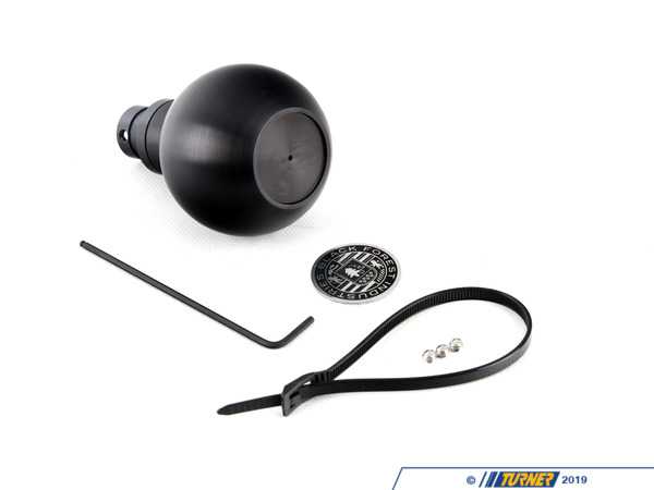 Black Forest Industries BFI Heavy Weight Shift Knob - Full Billet - Black Anodized Anodized GS1SMINI