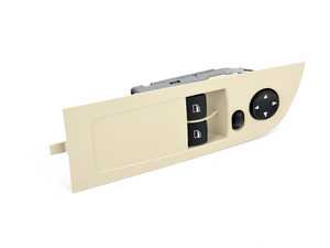 Genuine BMW Window Lifter Switch, Driver - 61319217346 - Beige