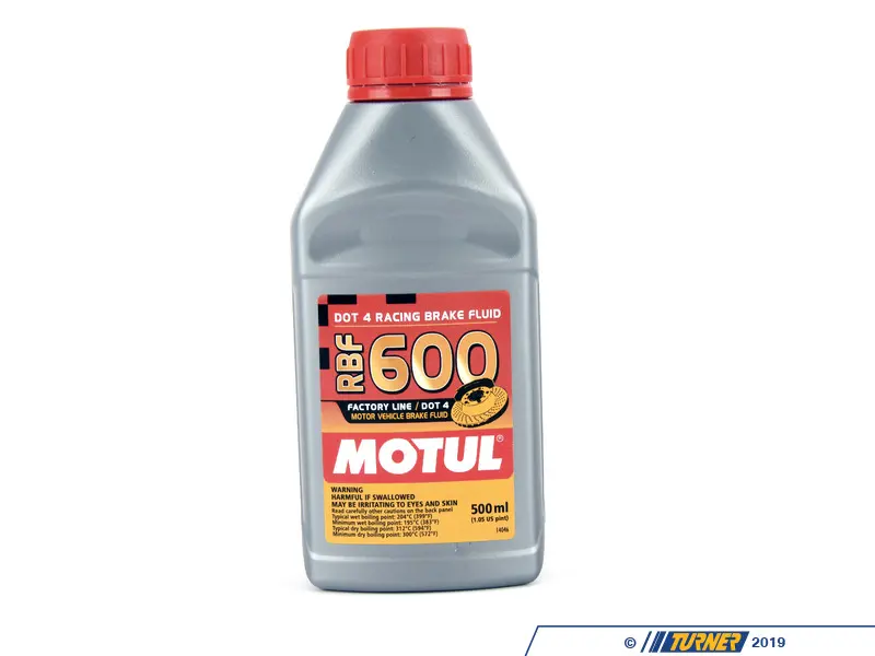 RBF600 - MOTUL RBF 600 Racing Brake Fluid - 500ml Bottle | Turner