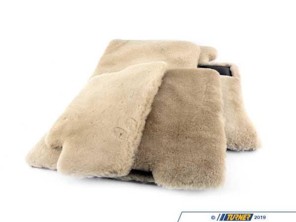 Genuine MINI Genuine MINI Set Of Floor Mats, Lamb Skin Cornsilk - 51477315977 51477315977