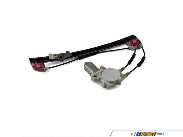 Continental OEM Continental Window Regulator with Motor - Rear Right - E39 528/540 (up to 03/1999) WL44234