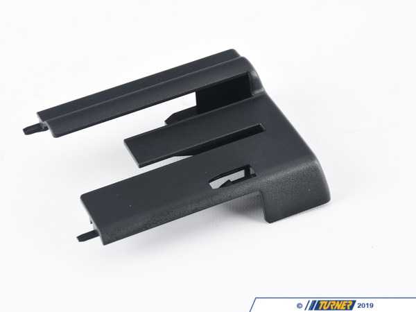 Genuine BMW Genuine BMW Trim Cover, Rail, Outer Rear - 52107261790 - Schwarz 52107261790