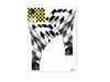 M7 Speed MINI Cooper R50-R53 M7 A-Fender Wrap Checkered Flag Waving 92-9104 View 1