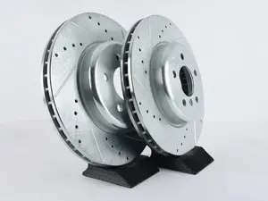 Evolution Tru-Cast Drilled And Slotted Rotor Pair - Front (348x30) - F06 / F1X