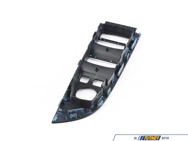 Genuine BMW Genuine BMW Switch Cover, Driver Schwarz - 51417296653 - F06 51417296653