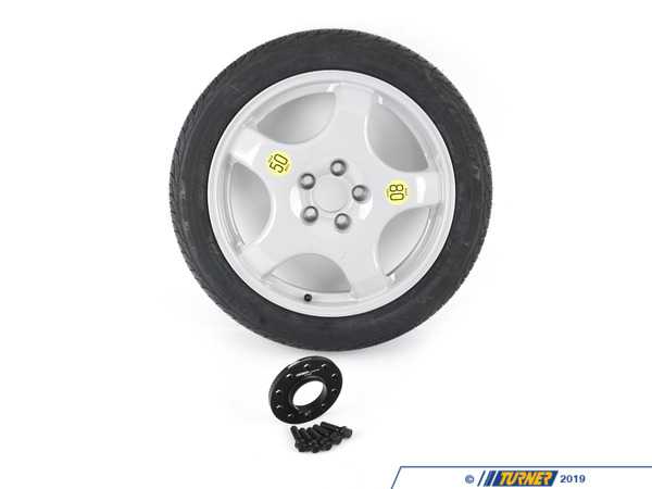 Packaged by Turner 19" Emergency Spare Wheel/Tire Set - F10  36116775450TKT