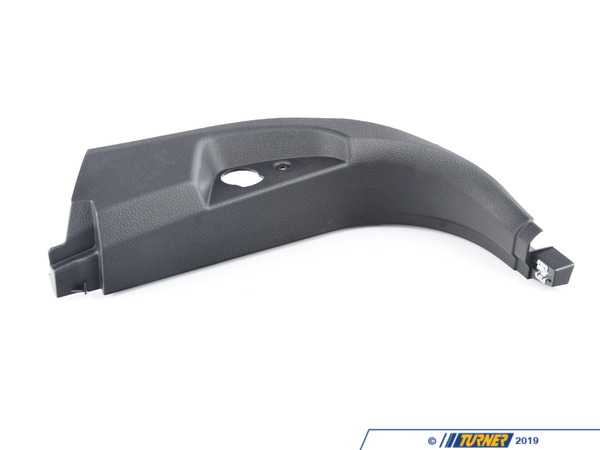 Genuine BMW Genuine BMW Cover, Bottom Left Schwarz - 51436954911 - E70 X5,E71 X6 51436954911