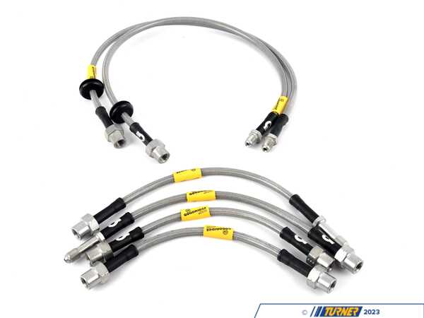 Goodridge G-Stop Stainless Steel Brake Line Kit for E9X M3 - Front & Rear 31053