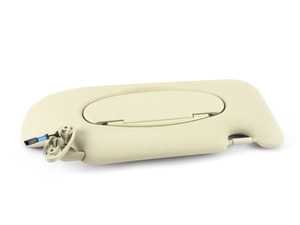 Genuine MINI Sun Visor With Label, Right Light Beige - 51169812700